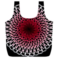 Gradient Spirograph Full Print Recycle Bag (xxxl)