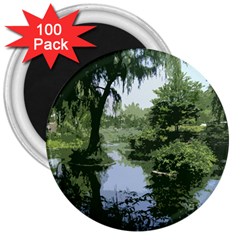 Away From The City Cutout Painted 3  Magnets (100 Pack) by SeeChicago