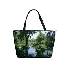 Away From The City Cutout Painted Classic Shoulder Handbag by SeeChicago