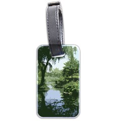 Away From The City Cutout Painted Luggage Tag (two Sides)