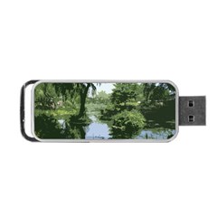 Away From The City Cutout Painted Portable Usb Flash (two Sides) by SeeChicago