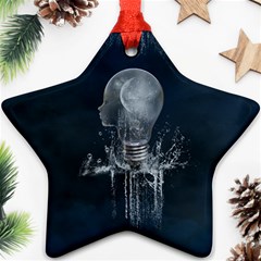 Awesome Light Bulb Ornament (star) by FantasyWorld7