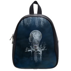 Awesome Light Bulb School Bag (small) by FantasyWorld7