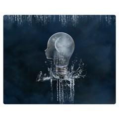 Awesome Light Bulb Double Sided Flano Blanket (medium)  by FantasyWorld7