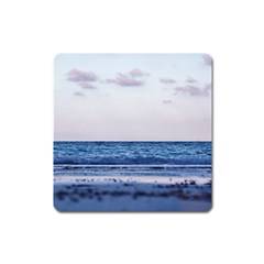 Pink Ocean Hues Square Magnet by TheLazyPineapple