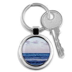 Pink Ocean Hues Key Chain (round) by TheLazyPineapple