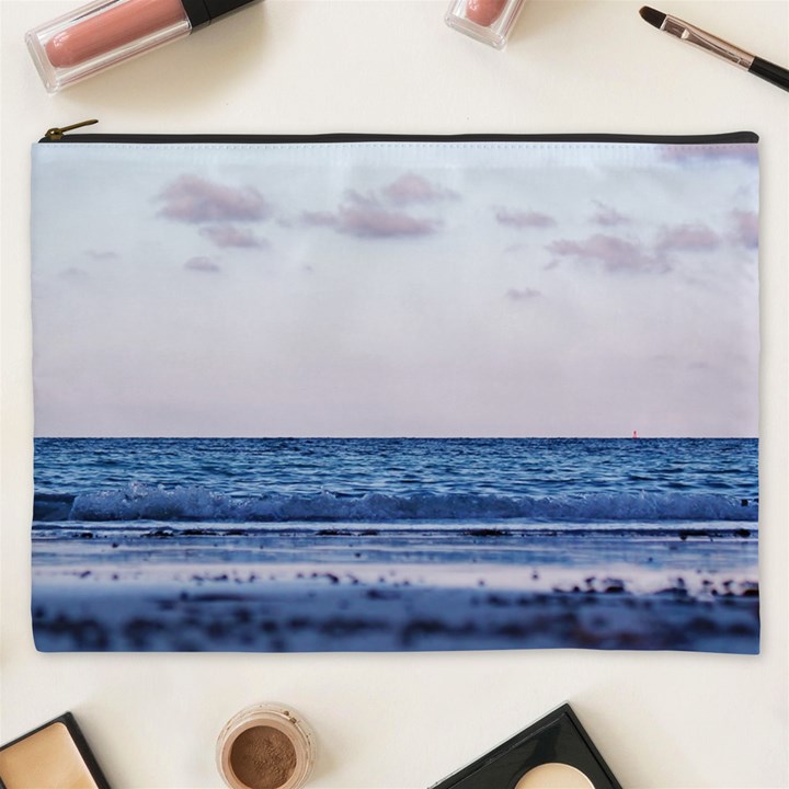 Pink Ocean Hues Cosmetic Bag (XXXL)