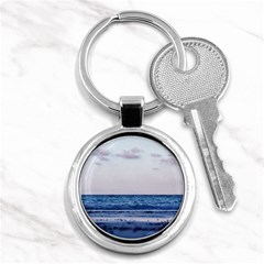 Pink Ocean Hues Key Chain (round)