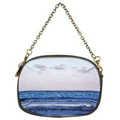 Pink Ocean Hues Chain Purse (one Side)