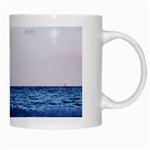 Pink Ocean Hues White Mugs Right