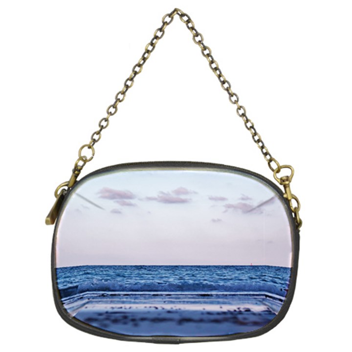 Pink Ocean Hues Chain Purse (Two Sides)