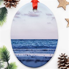 Pink Ocean Hues Ornament (oval)