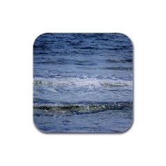 Typical Ocean Day Rubber Square Coaster (4 Pack) 