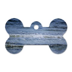 Typical Ocean Day Dog Tag Bone (one Side) by TheLazyPineapple