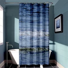 Typical Ocean Day Shower Curtain 36  X 72  (stall)  by TheLazyPineapple