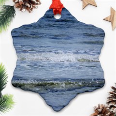 Typical Ocean Day Snowflake Ornament (two Sides) by TheLazyPineapple