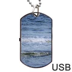 Typical Ocean Day Dog Tag Usb Flash (one Side) by TheLazyPineapple