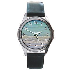 Minty Ocean Round Metal Watch by TheLazyPineapple