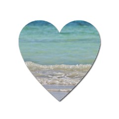 Minty Ocean Heart Magnet by TheLazyPineapple