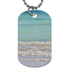 Minty Ocean Dog Tag (one Side) by TheLazyPineapple