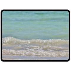 Minty Ocean Fleece Blanket (large)  by TheLazyPineapple