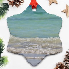 Minty Ocean Ornament (snowflake)