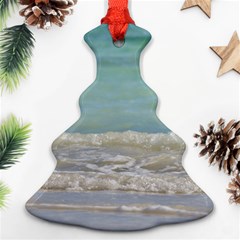 Minty Ocean Christmas Tree Ornament (two Sides) by TheLazyPineapple