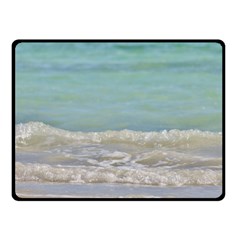 Minty Ocean Double Sided Fleece Blanket (small)  by TheLazyPineapple