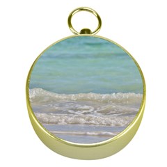 Minty Ocean Gold Compasses by TheLazyPineapple