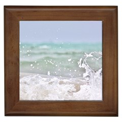 Ocean Heart Framed Tile by TheLazyPineapple