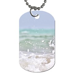 Ocean Heart Dog Tag (two Sides) by TheLazyPineapple