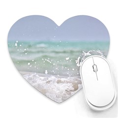 Ocean Heart Heart Mousepads by TheLazyPineapple