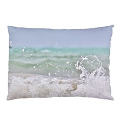 Ocean Heart Pillow Case by TheLazyPineapple