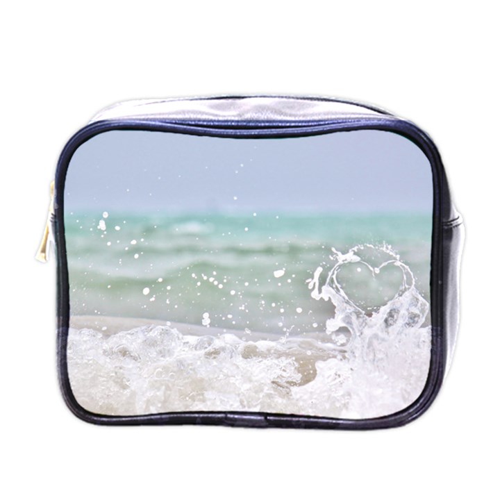 Ocean Heart Mini Toiletries Bag (One Side)