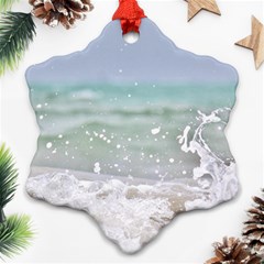 Ocean Heart Snowflake Ornament (two Sides) by TheLazyPineapple