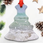 Ocean Heart Christmas Tree Ornament (Two Sides) Front