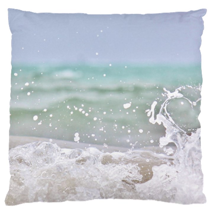 Ocean Heart Large Cushion Case (One Side)