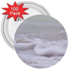 Ocean Seafoam 3  Buttons (100 Pack)  by TheLazyPineapple