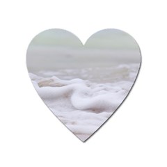 Ocean Seafoam Heart Magnet by TheLazyPineapple