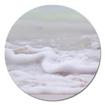 ocean Seafoam Magnet 5  (Round) Front