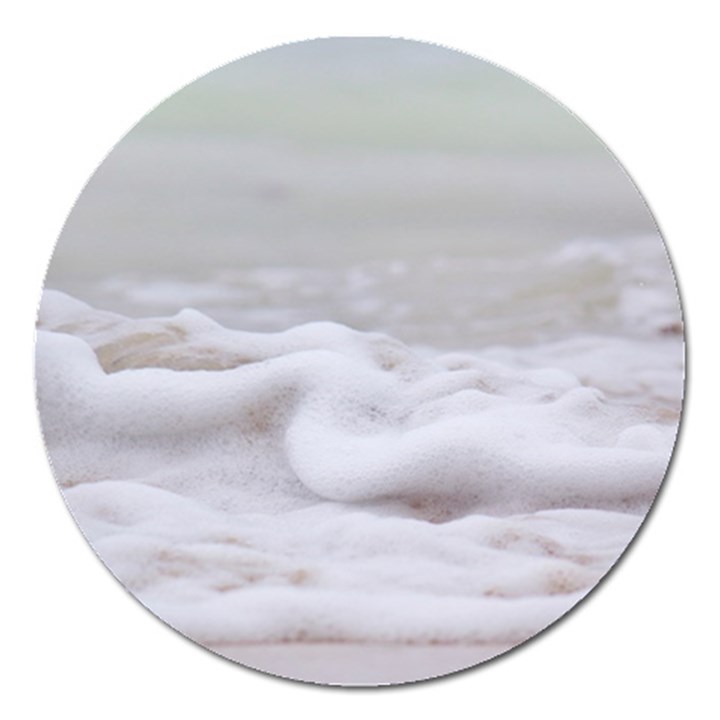 ocean Seafoam Magnet 5  (Round)