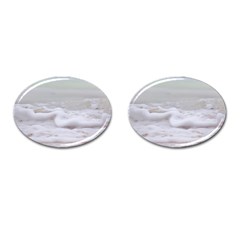 Ocean Seafoam Cufflinks (oval) by TheLazyPineapple