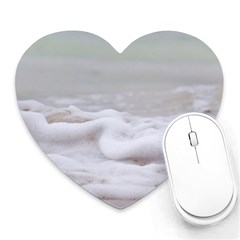 Ocean Seafoam Heart Mousepads by TheLazyPineapple