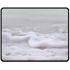 Ocean Seafoam Fleece Blanket (medium)  by TheLazyPineapple