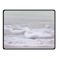 Ocean Seafoam Double Sided Fleece Blanket (small)  by TheLazyPineapple