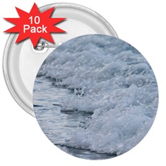 Ocean Waves 3  Buttons (10 Pack)  by TheLazyPineapple