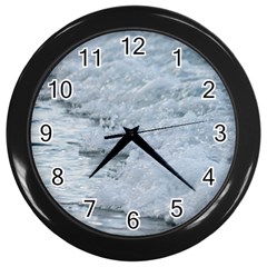 Ocean Waves Wall Clock (black) by TheLazyPineapple