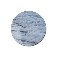 Ocean Waves Rubber Round Coaster (4 Pack)  by TheLazyPineapple