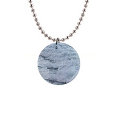 Ocean Waves 1  Button Necklace by TheLazyPineapple