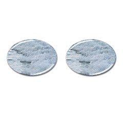 Ocean Waves Cufflinks (oval) by TheLazyPineapple